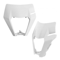 OSŁONA LAMPY PRZÓD KTM EXC / EXC-F / XC-W / XCF-W `17-19 KOLOR BIAŁY